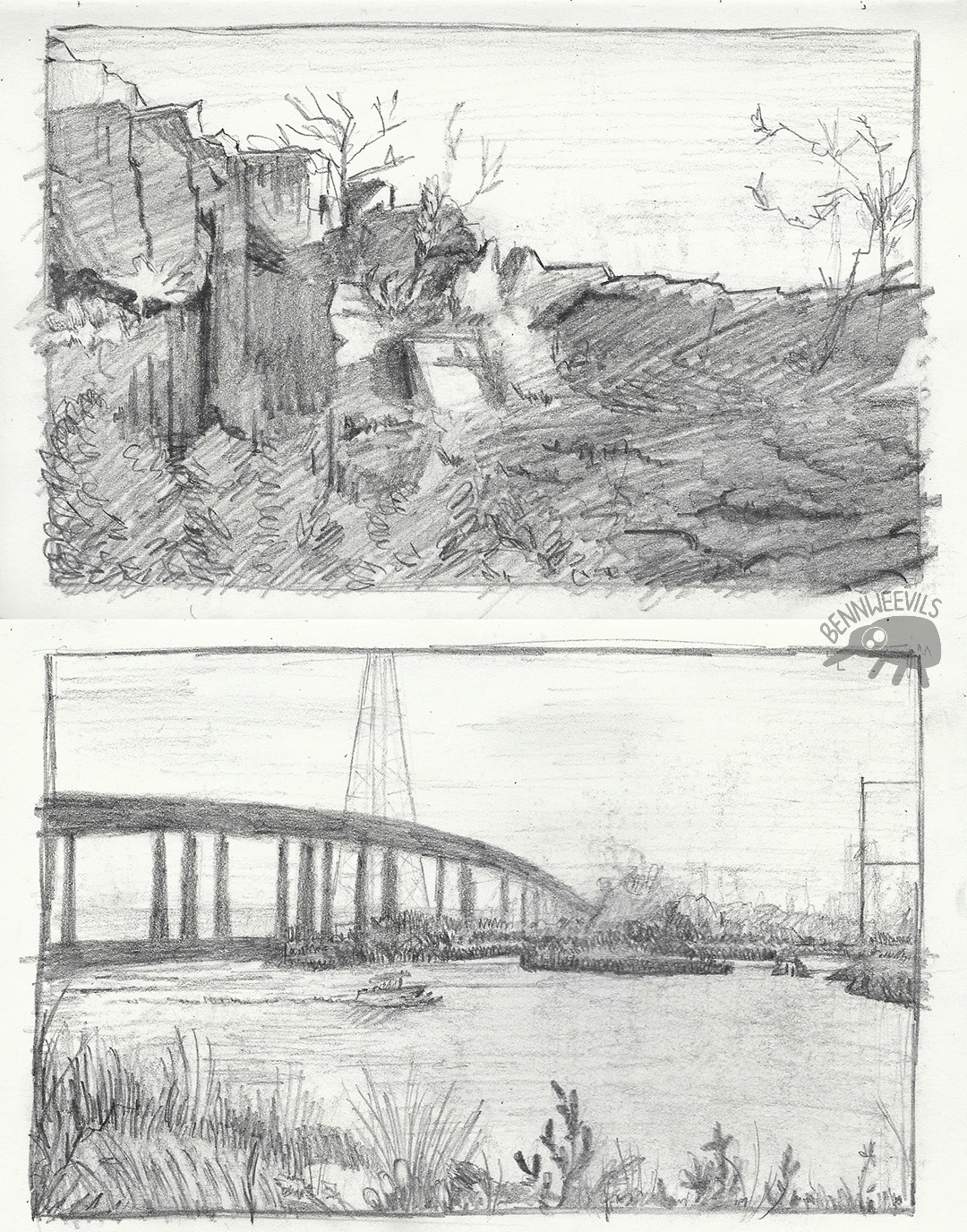 Laurel Hill Park Sketches